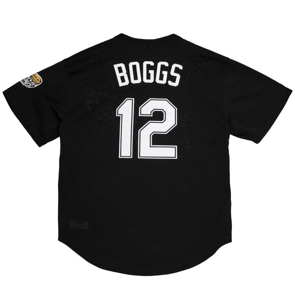MENS MITCHELL & NESS MLB AUTHENTIC BP JERSEY - PULLOVER RAYS 1998 WADE BOGGS L - Picture 2 of 5